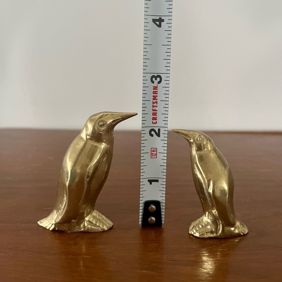 Vintage Brass Penguins (Pair) - Picture 5 of 8